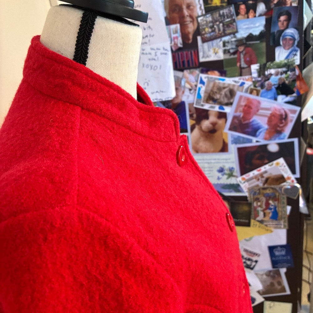 Appleseed's Red Boiled Wool Jacket - Picture 5 of 10